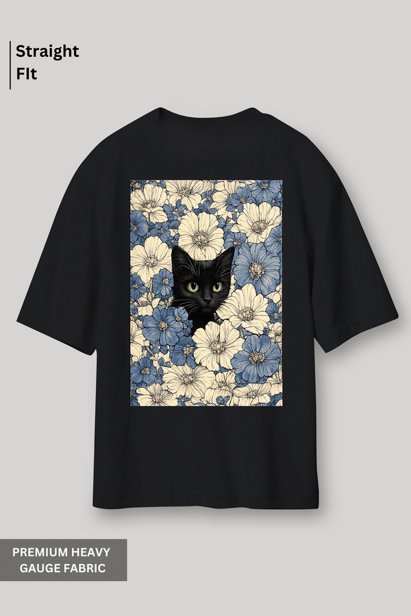 Blossom Cat - Oversized T-shirt