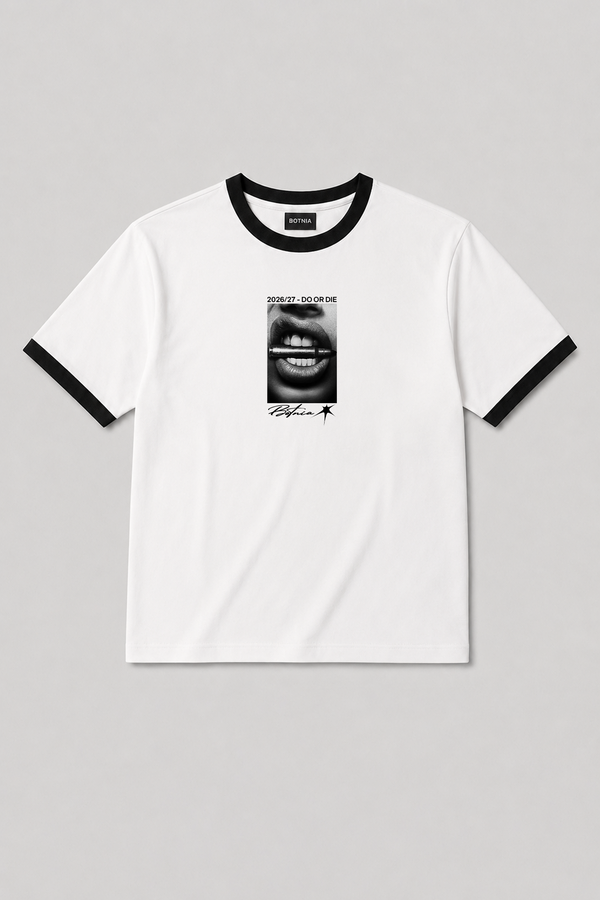 DO OR DIE - Ringer Cropped Tee