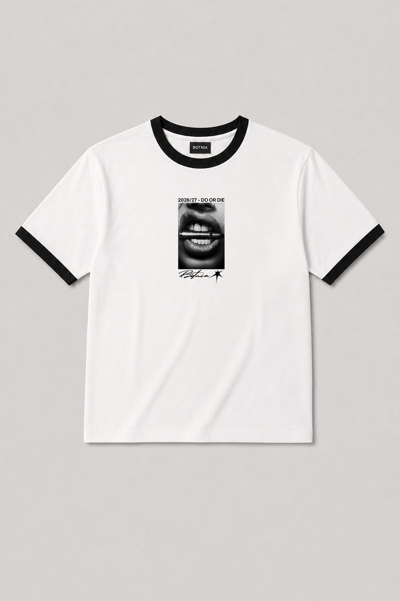 DO OR DIE - Ringer Cropped Tee
