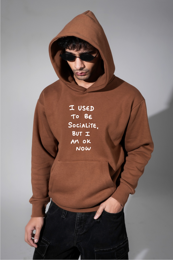 I Used To Be Socialite  - Oversized Hoodie