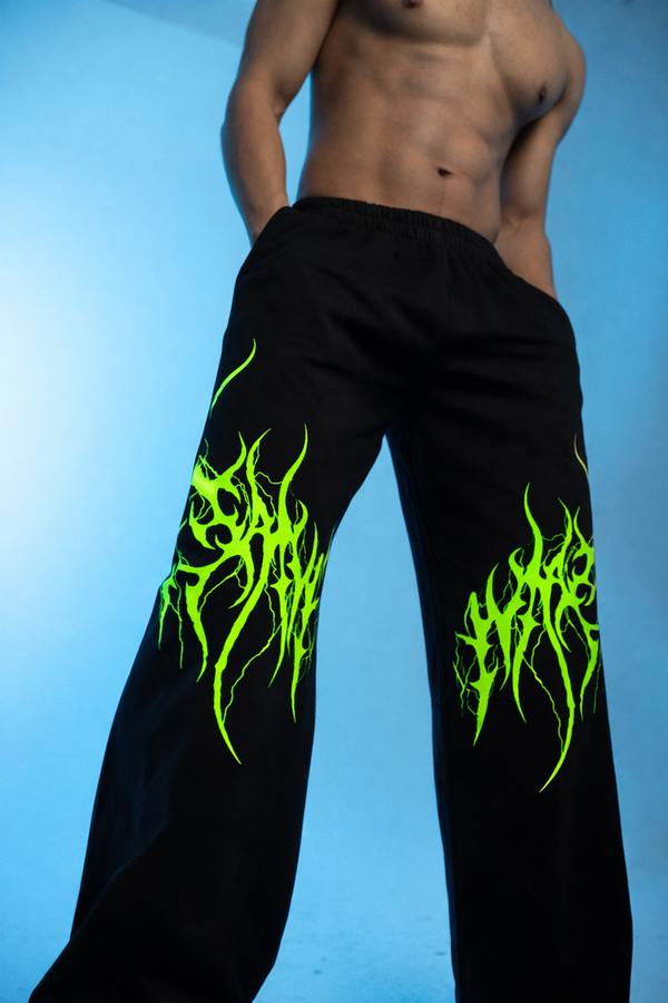 Toxic Flam - Straight Fit Baggy Pants