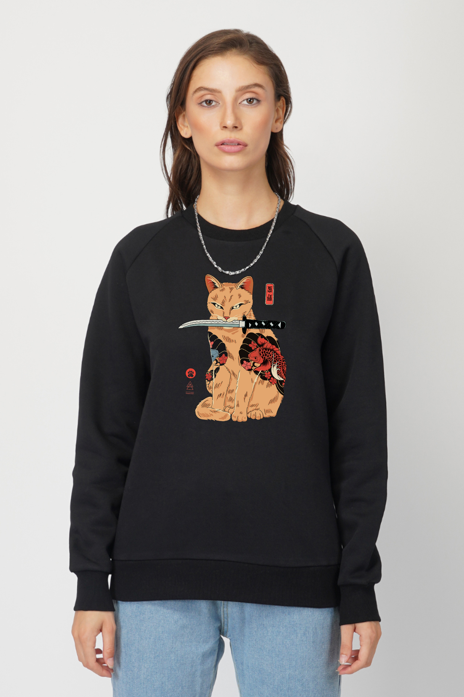 Katana cat- Sweatshirt