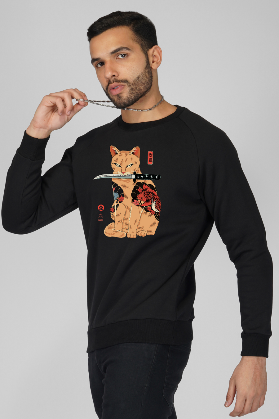 Katana cat- Sweatshirt