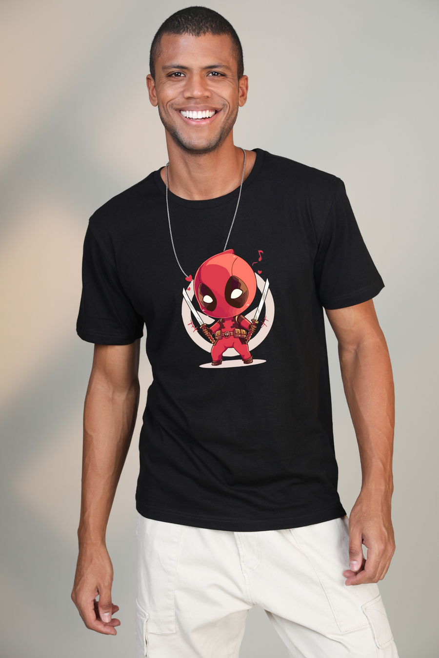 Kawai Deadpool - Half sleeve t-shirt