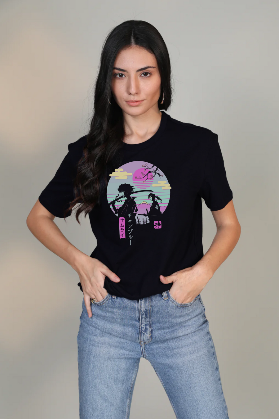 Samurai- Half sleeve t-shirt