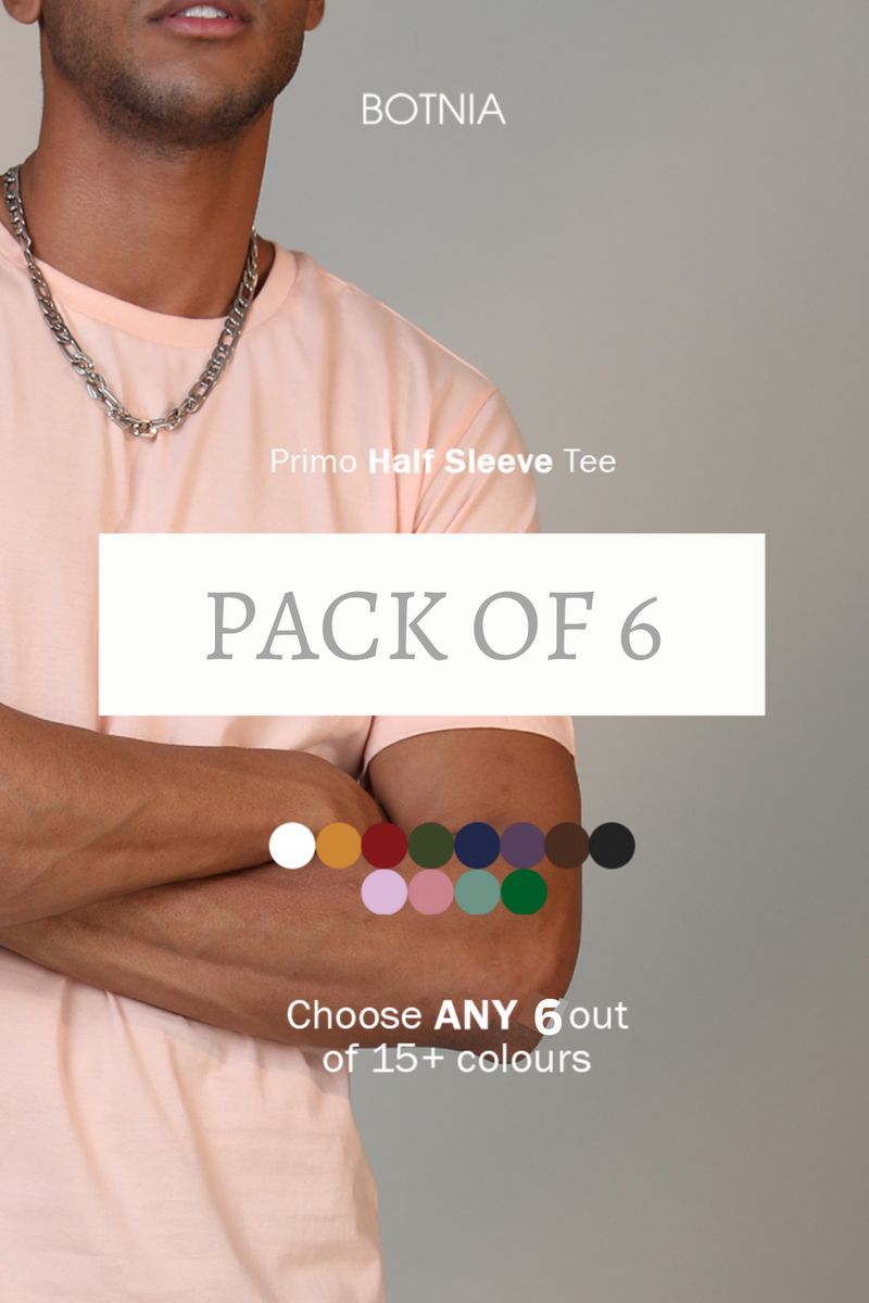 Pack of 6 T-shirts