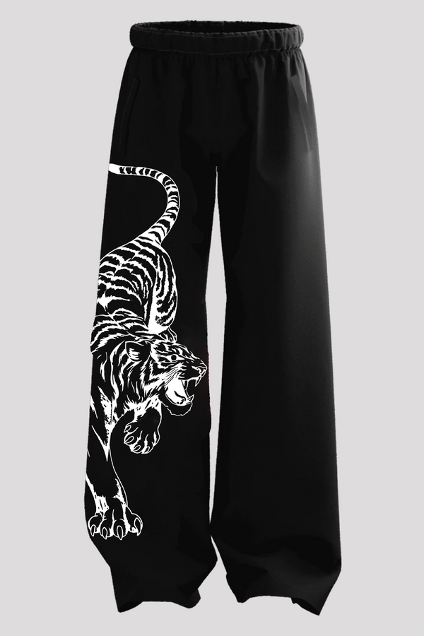 Tiger Rage - Straight Fit Baggy Pants