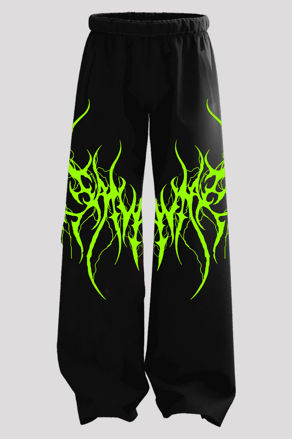 Toxic Flam - Straight Fit Baggy Pants