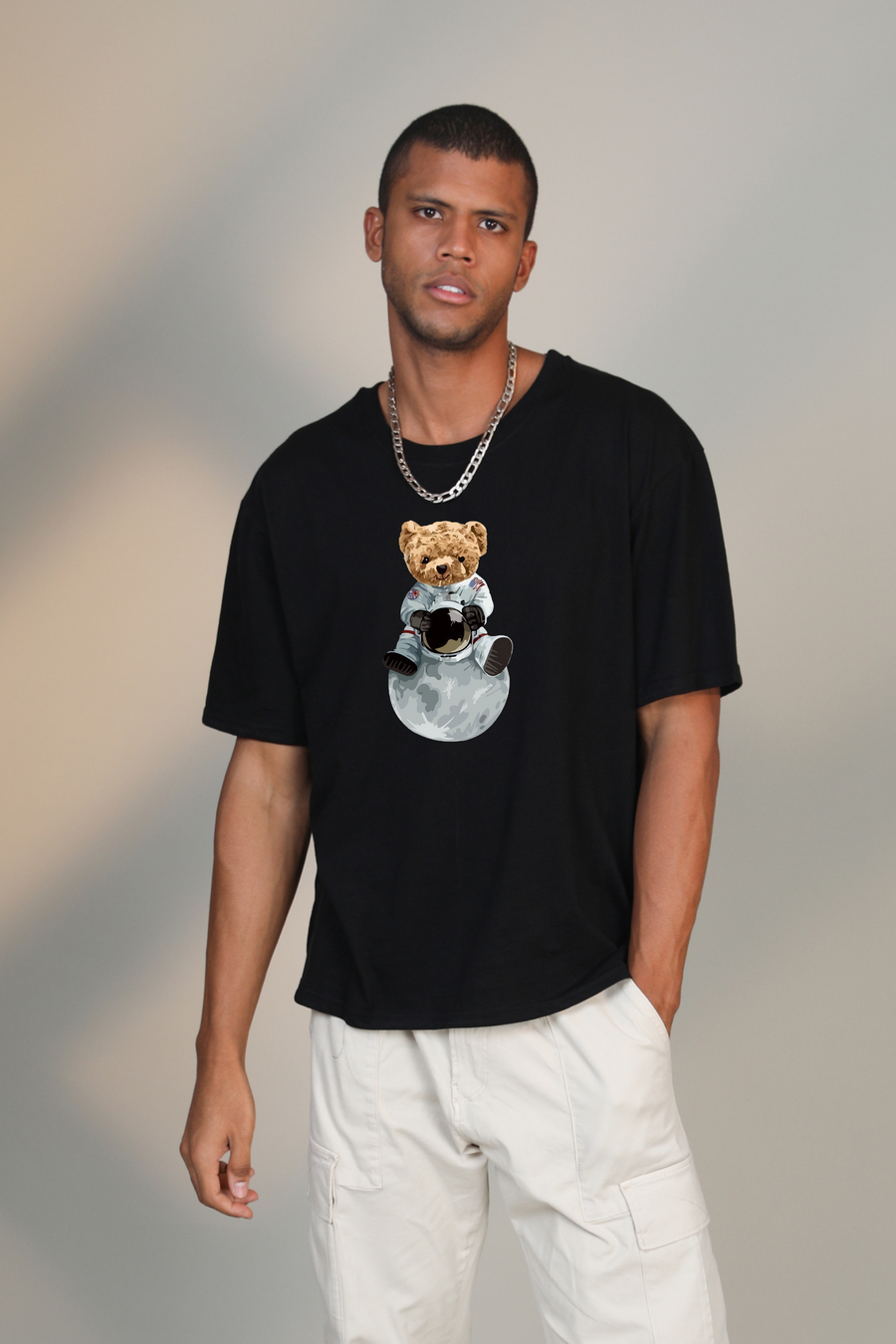 Space teddy- Oversized t-shirt