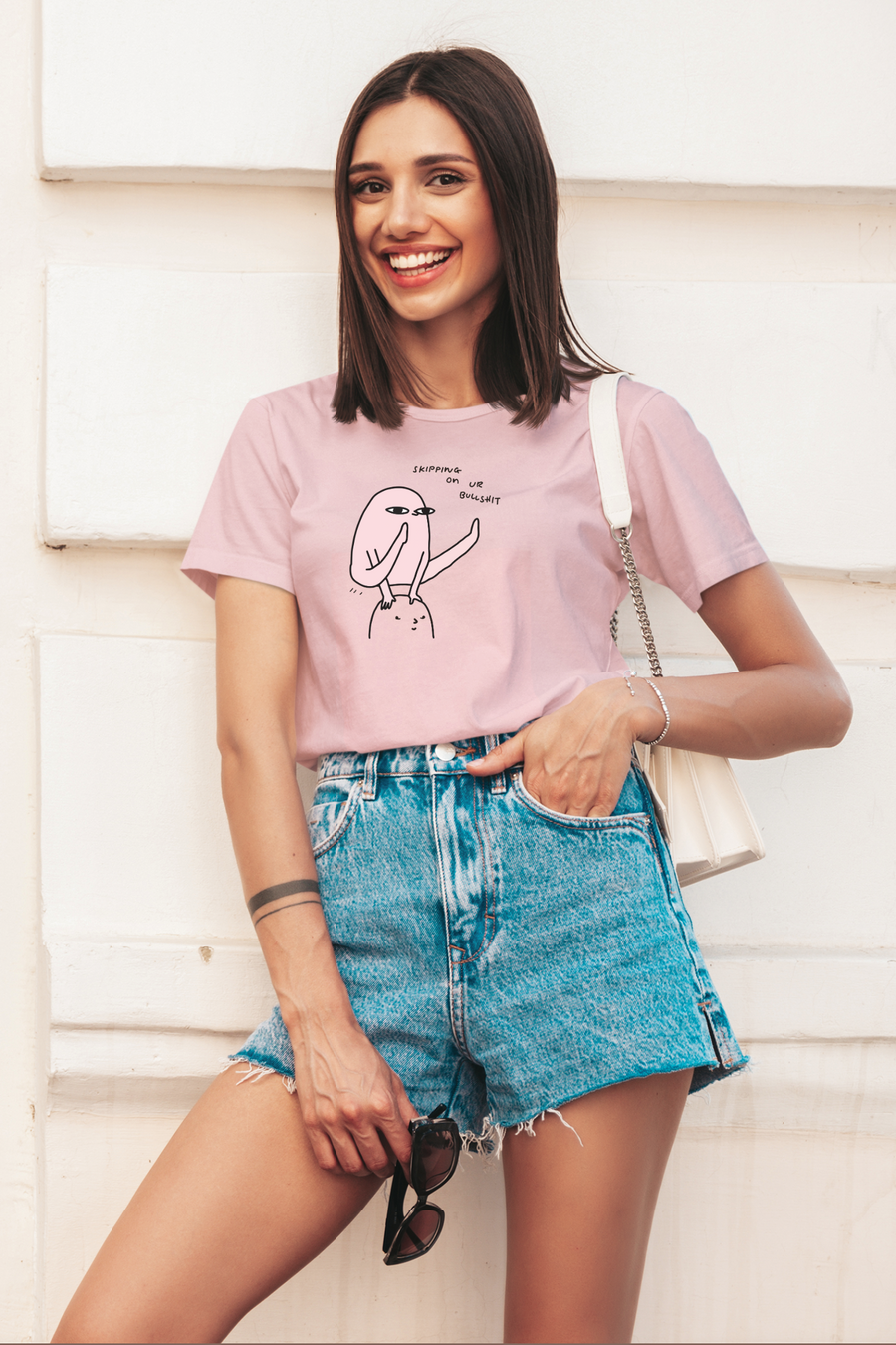 Skipping Bullshit- Half sleeve t-shirt