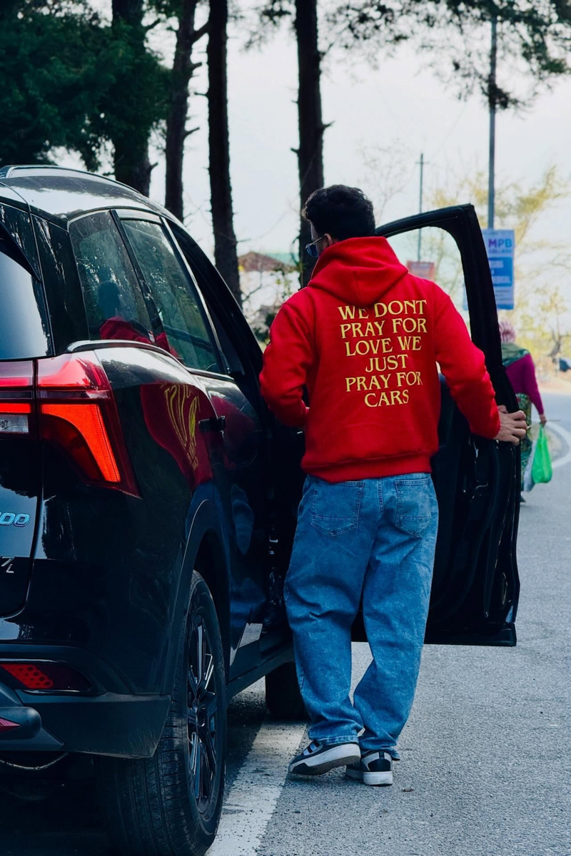 Pray For Cars - Oversized Hoodie