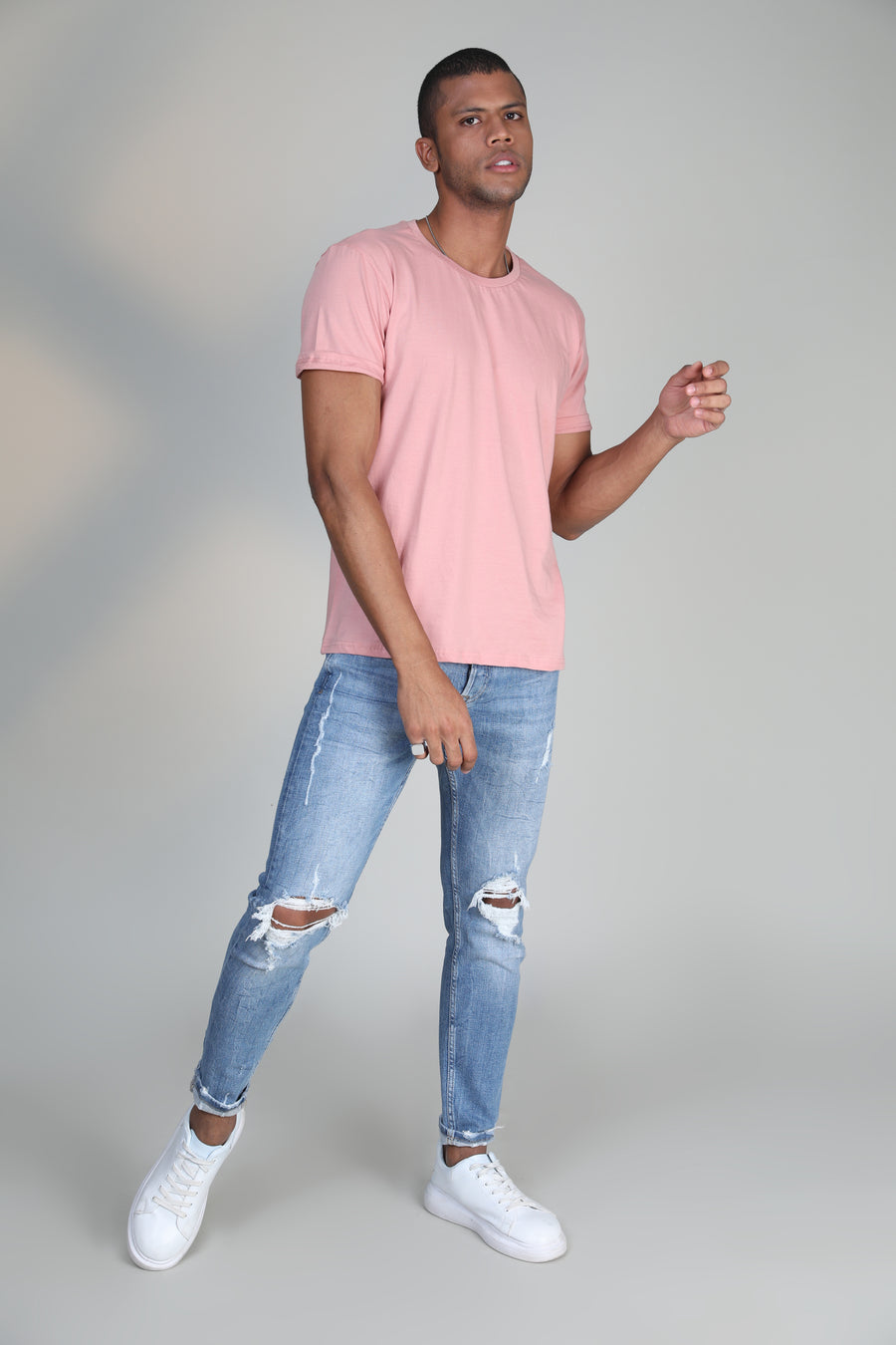 Pastel Pink- Short sleeve t-shirt - Botnia