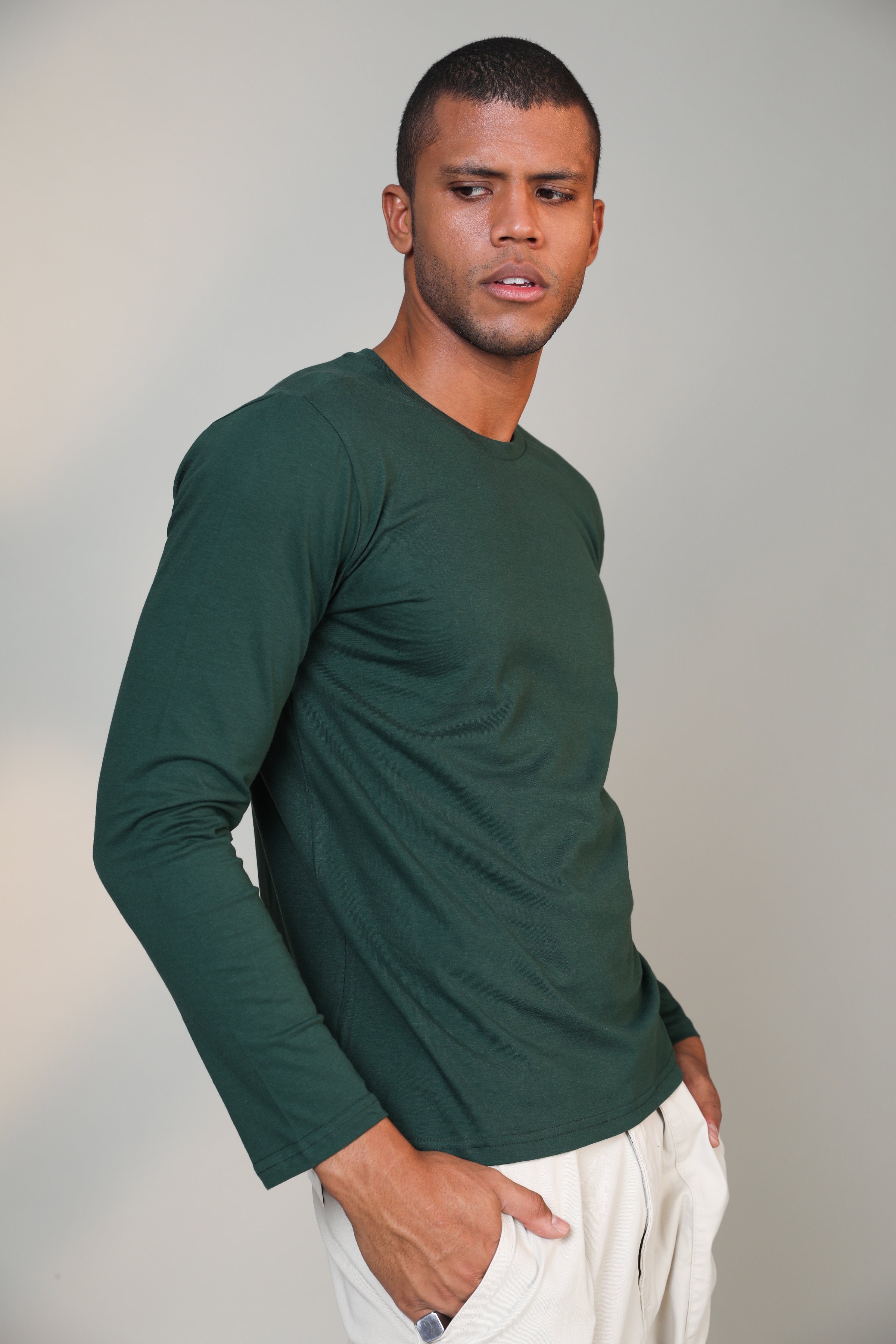 Emerald Green - Full sleeve t-shirt