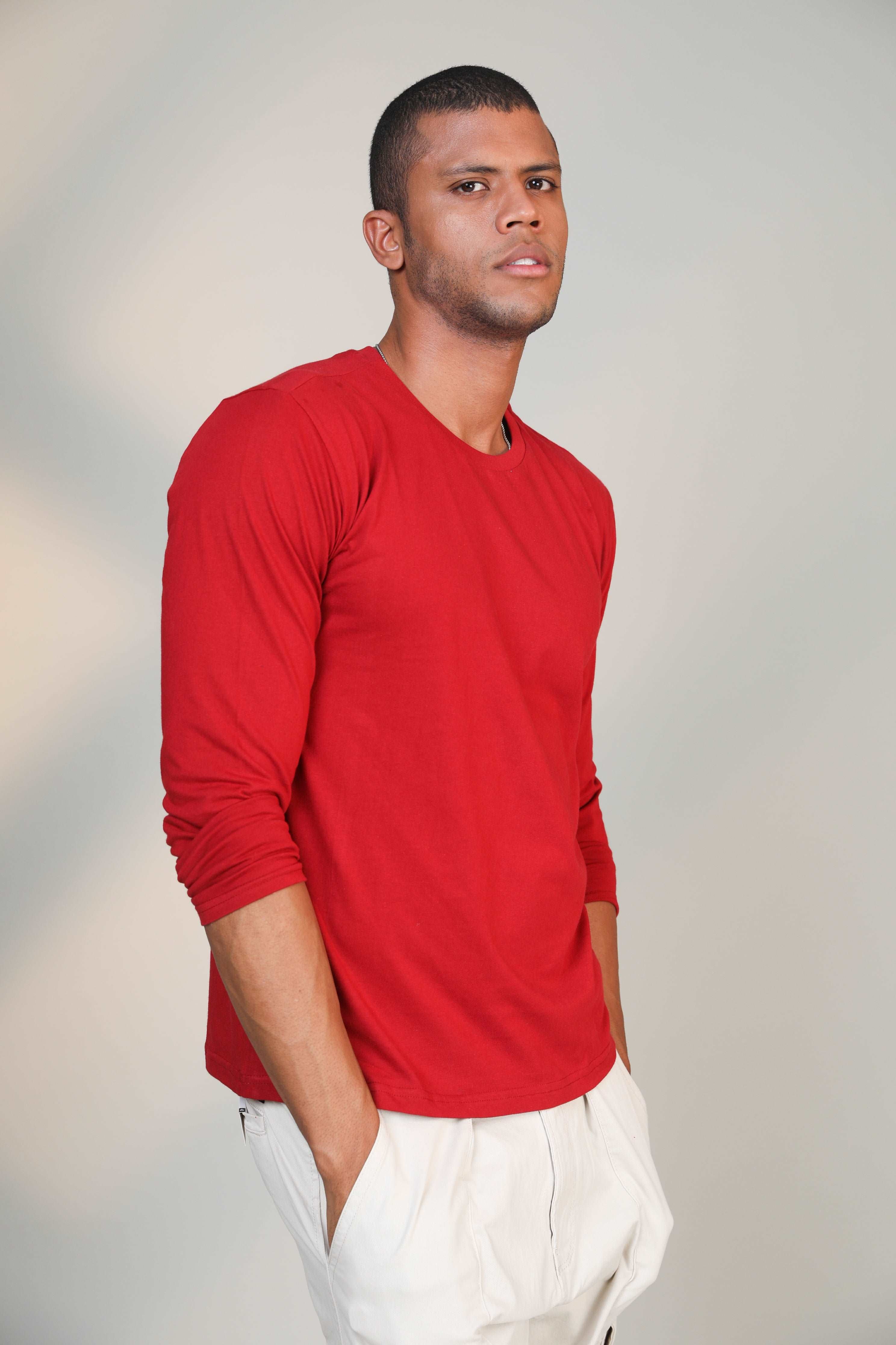 Crimson- Full sleeve t-shirt