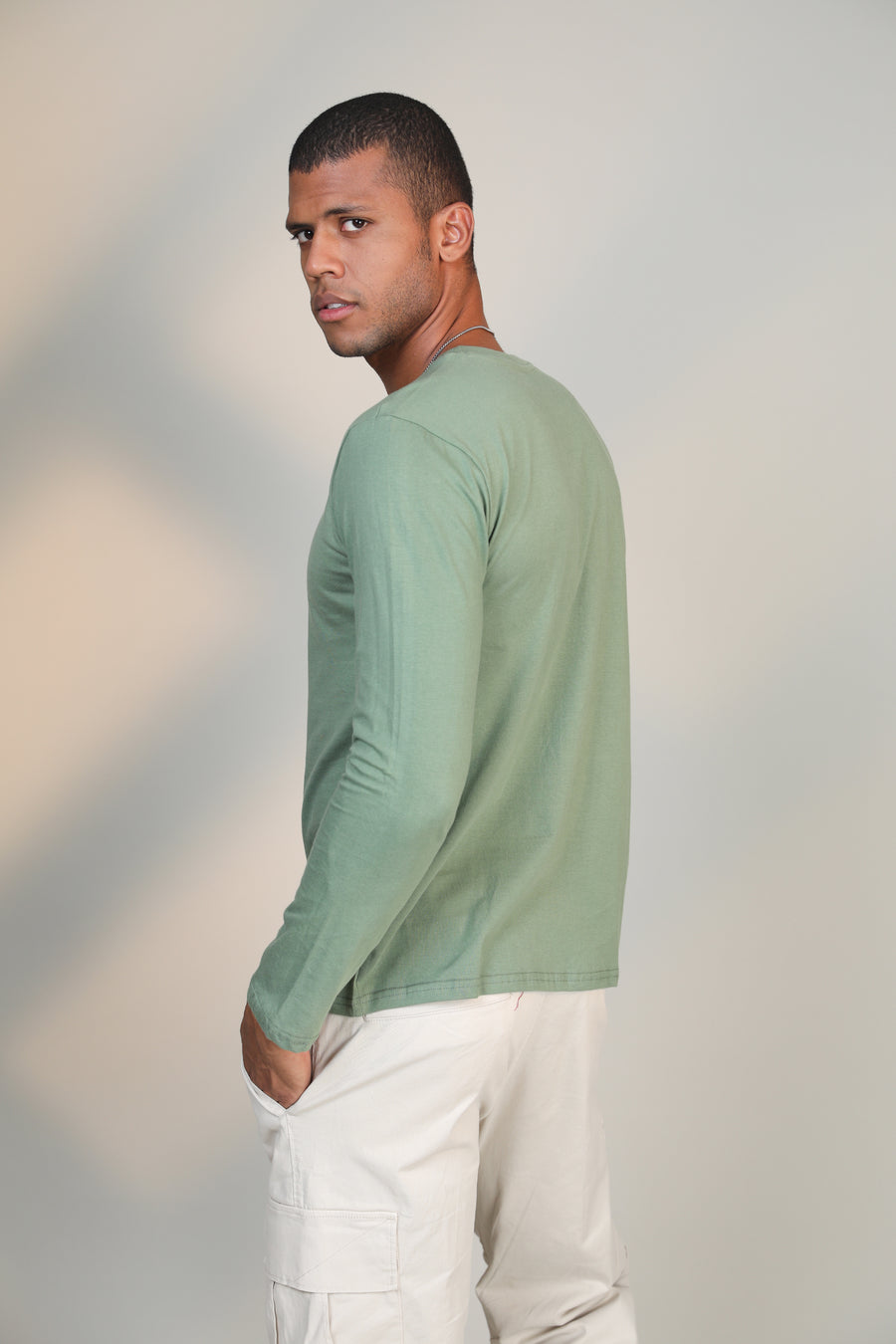 Pastel Green- Full sleeve t-shirt - Botnia