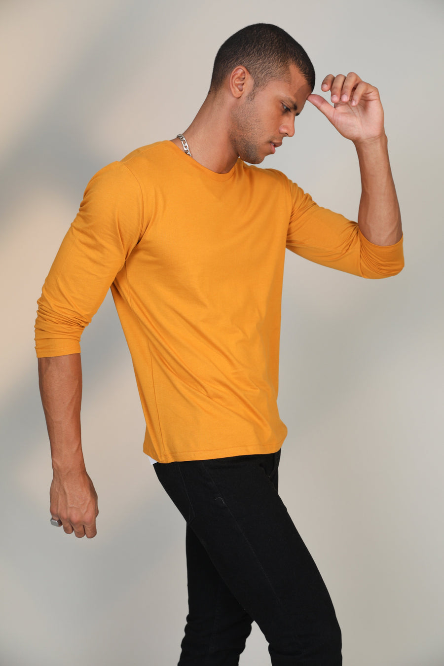 Mustard- Full sleeve t-shirt - Botnia