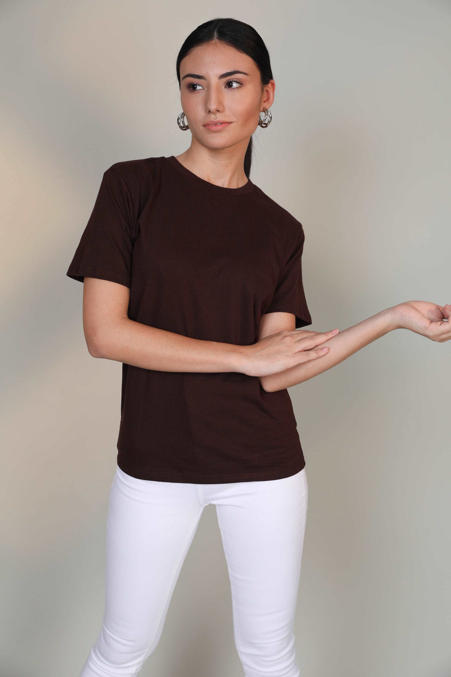 Brown-Women Short sleeve t-shirt - Botnia