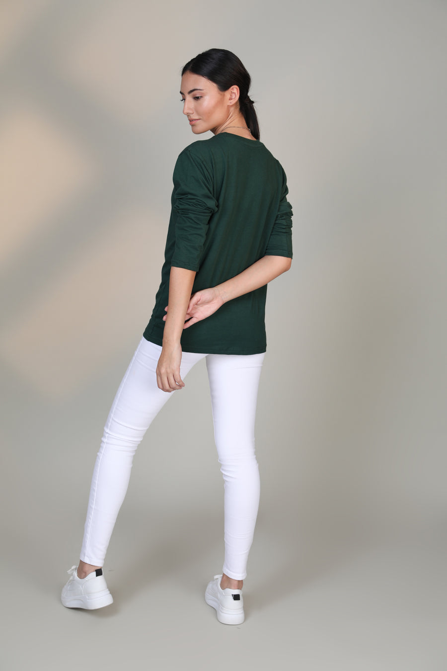 Emerald Green -Women Full sleeve t-shirt - Botnia