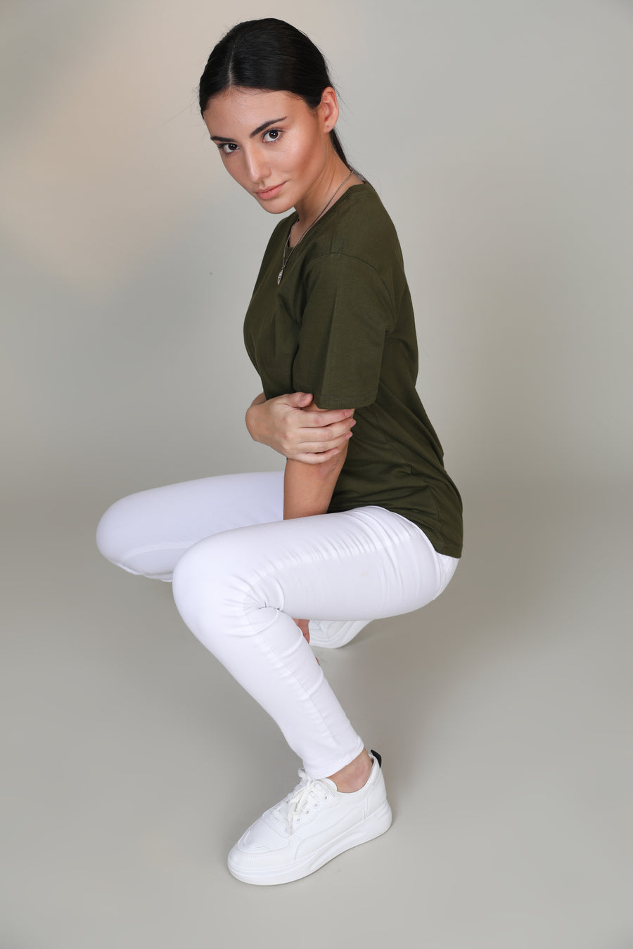 Olive -Women Short sleeve t-shirt - Botnia