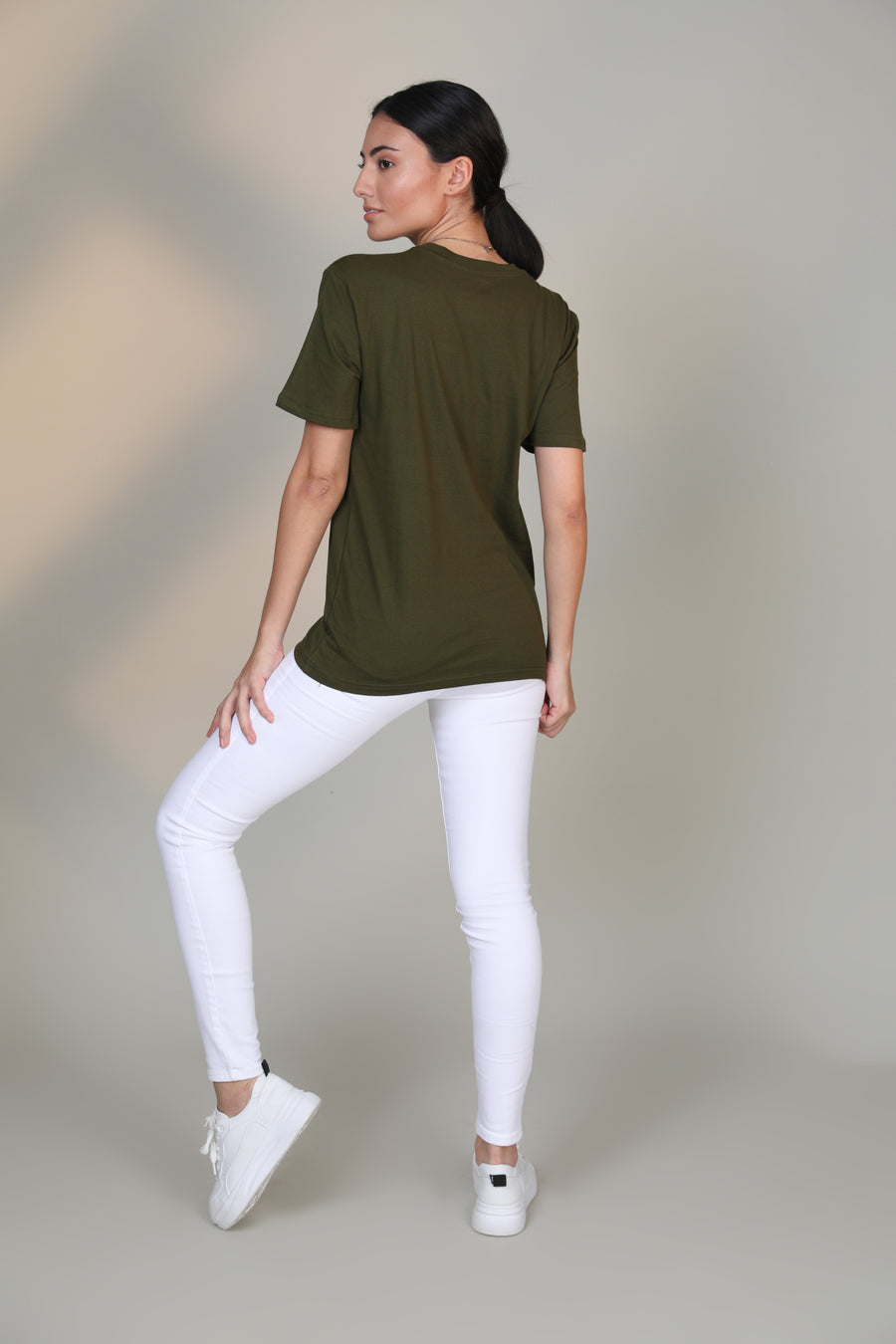 Olive -Women Short sleeve t-shirt - Botnia