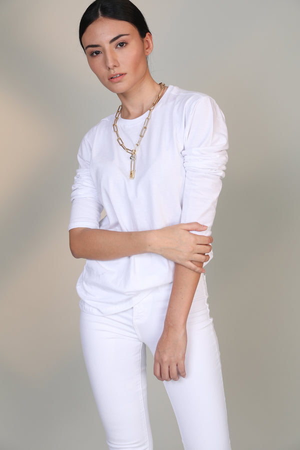 Peace White -Women Full sleeve t-shirt