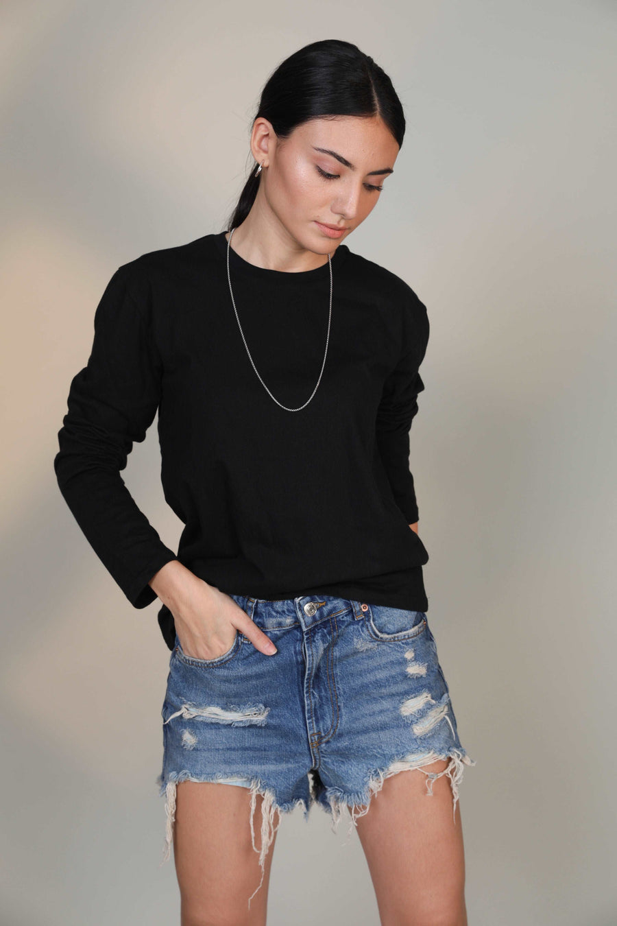Bold Black -Women Full sleeve t-shirt - Botnia