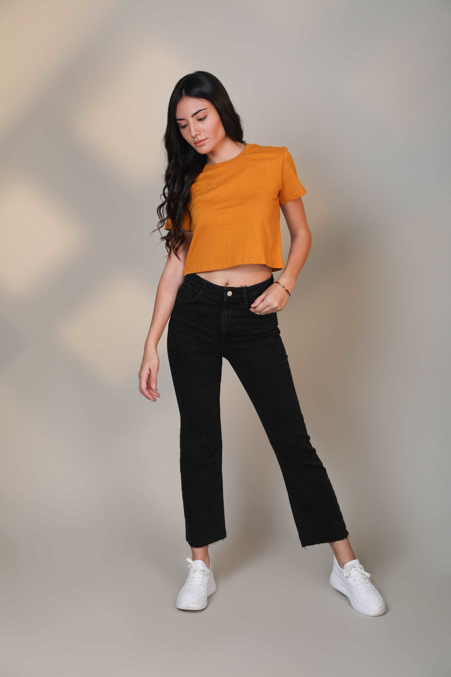 Crop Top- Mustard - Botnia