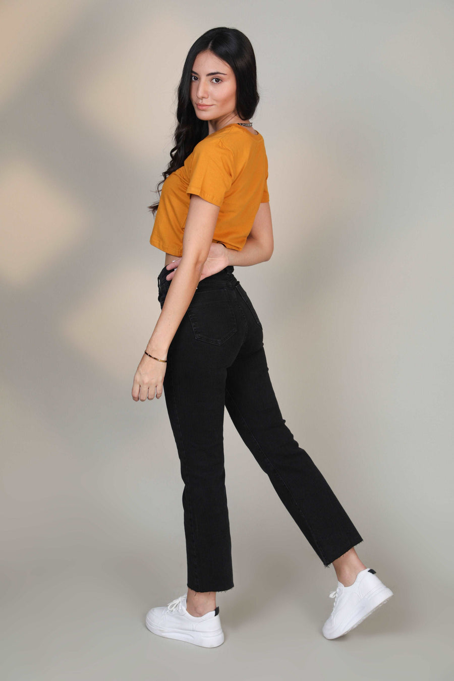 Crop Top- Mustard - Botnia
