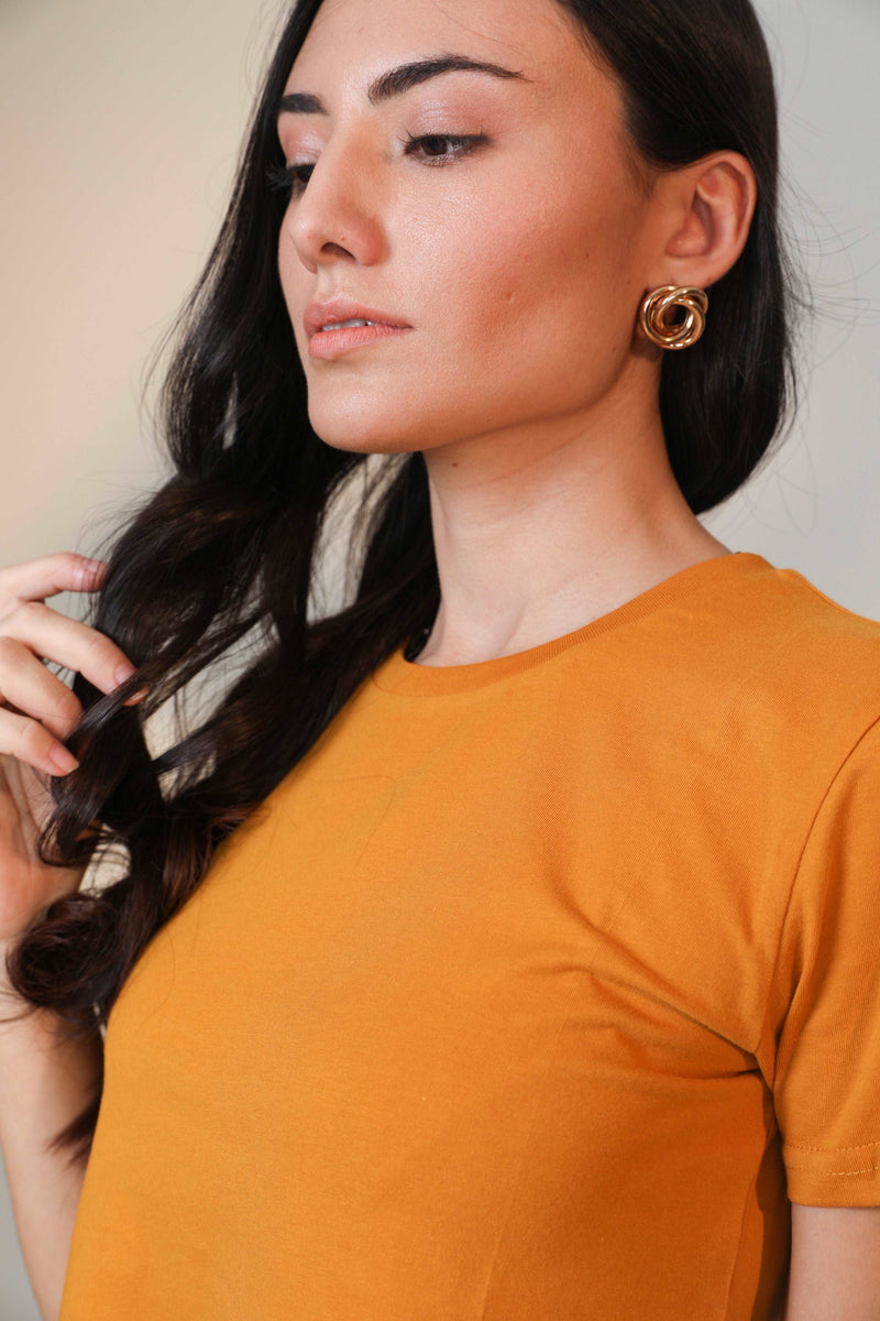 Crop Top- Mustard - Botnia