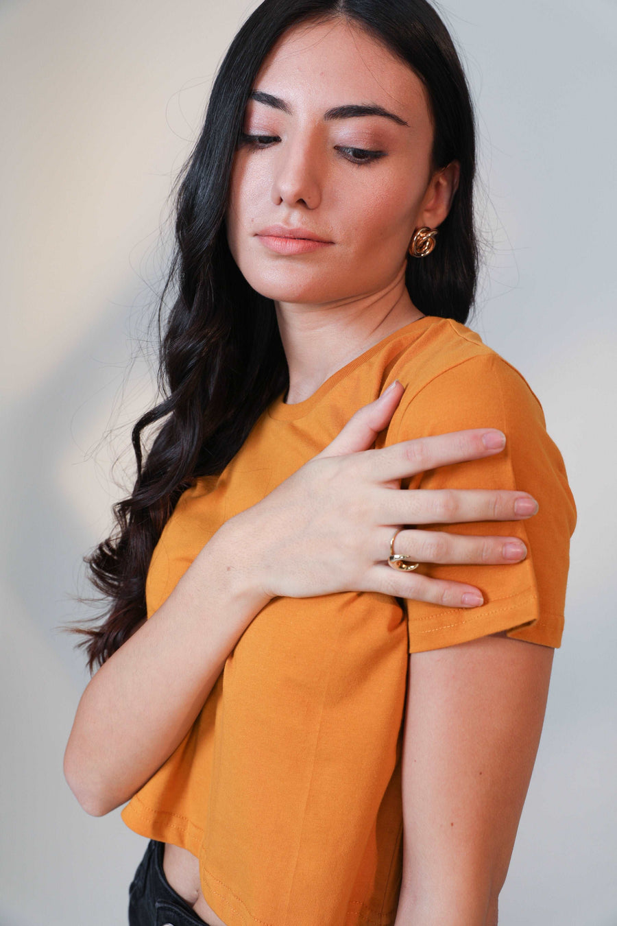 Crop Top- Mustard - Botnia