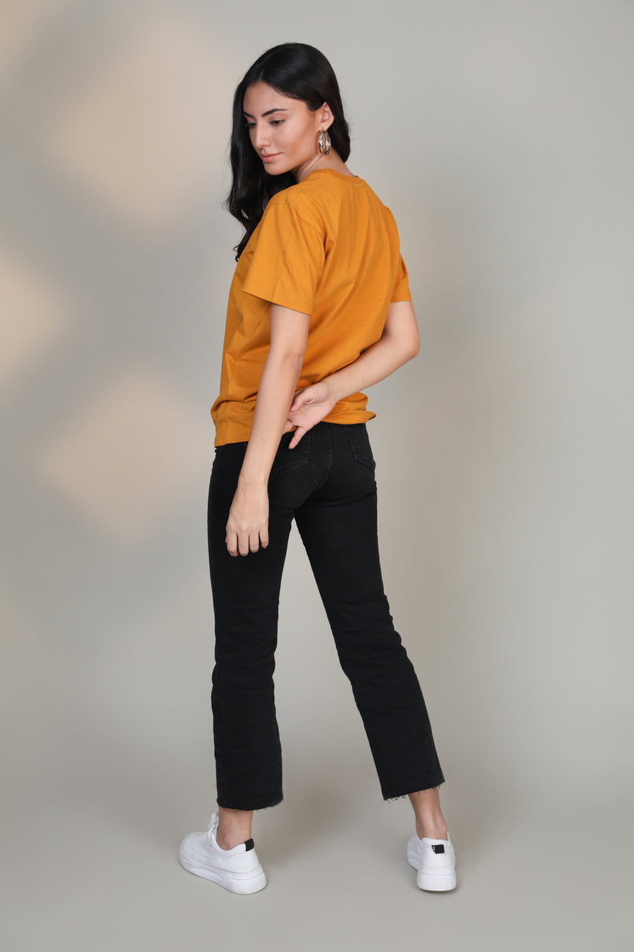 Mustard-Women Short sleeve t-shirt - Botnia