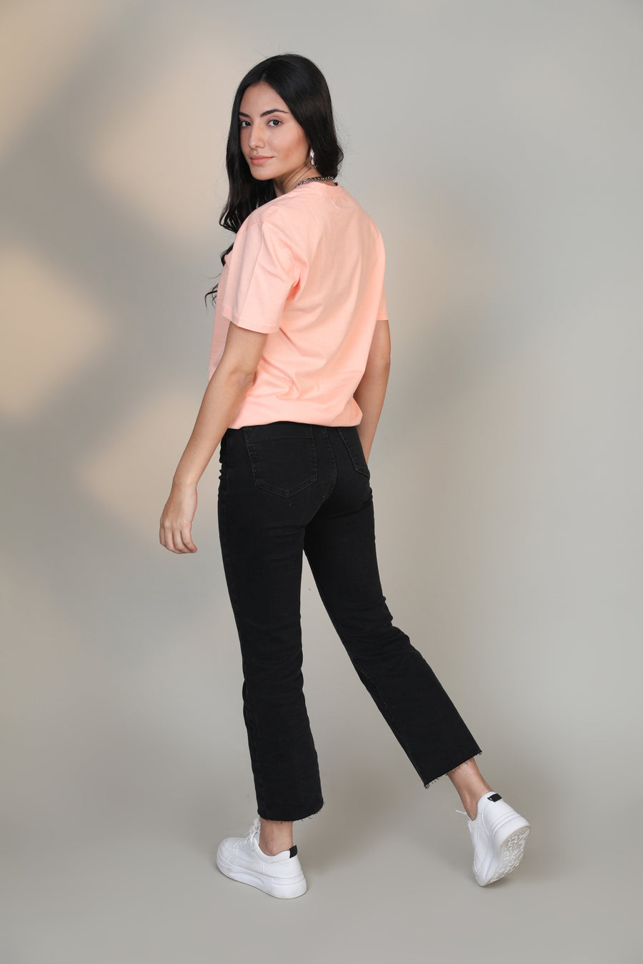 Peach-Women Short sleeve t-shirt - Botnia