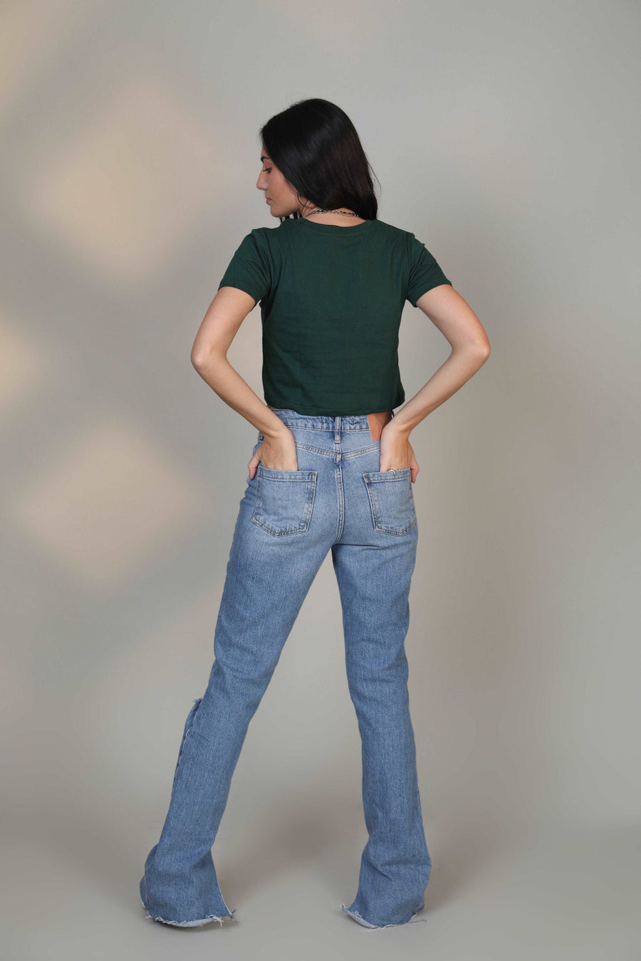 Crop Top- Emerald Green - Botnia