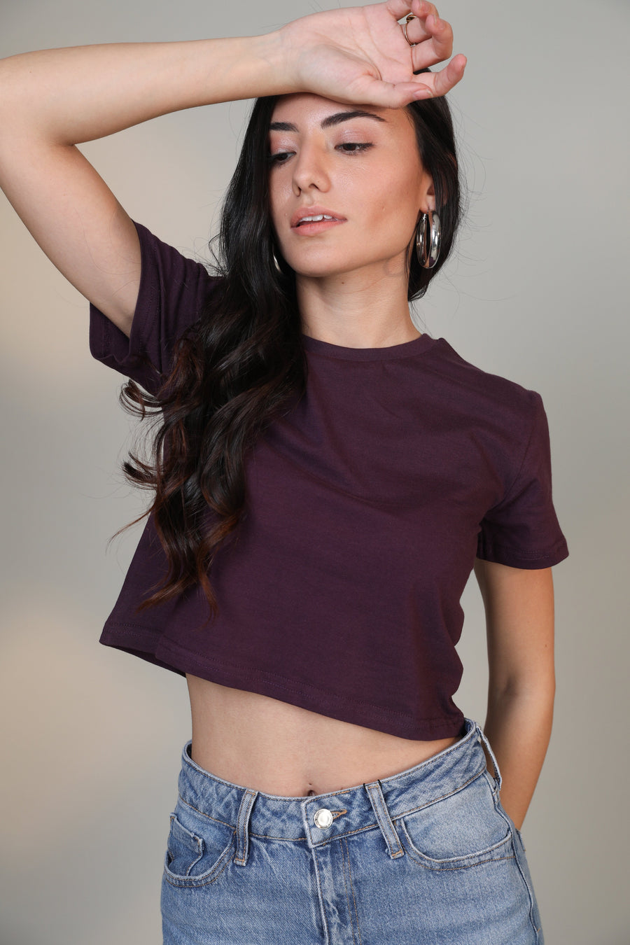 Crop Top- Wine - Botnia