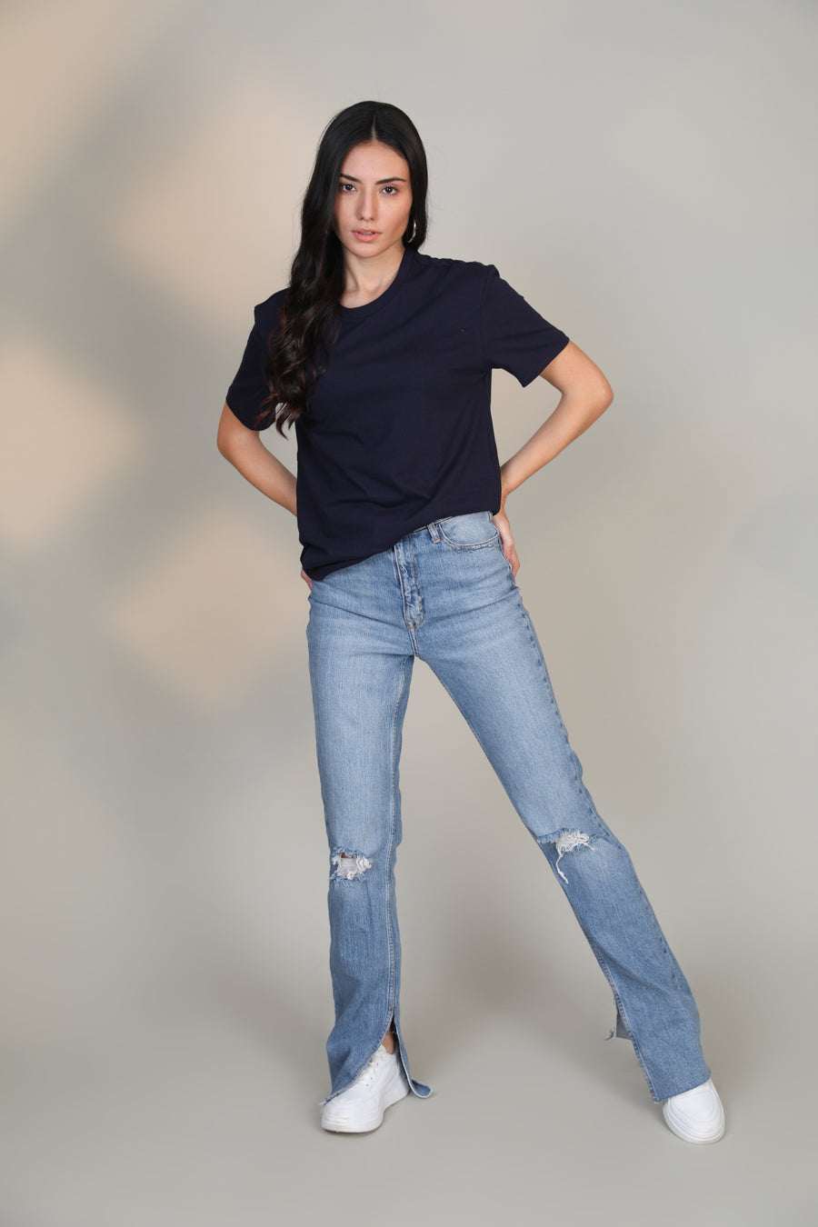 Navy -Women Short sleeve t-shirt - Botnia
