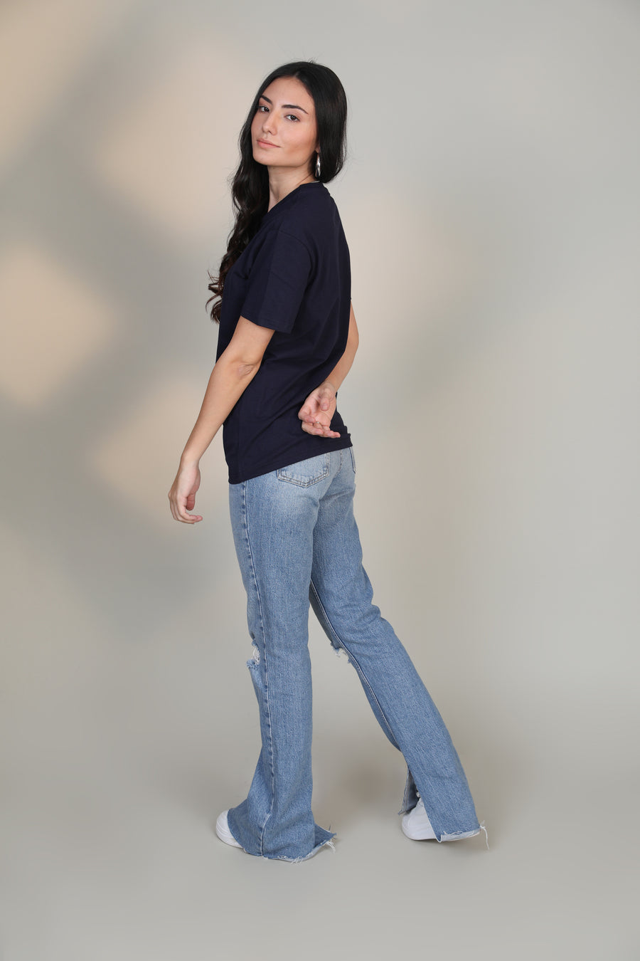 Navy -Women Short sleeve t-shirt - Botnia