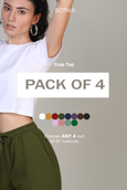 Pack of 4 Crop Top - Botnia