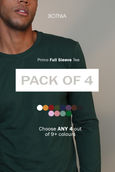 Pack of 4 Full Sleeve T-shirts - Botnia