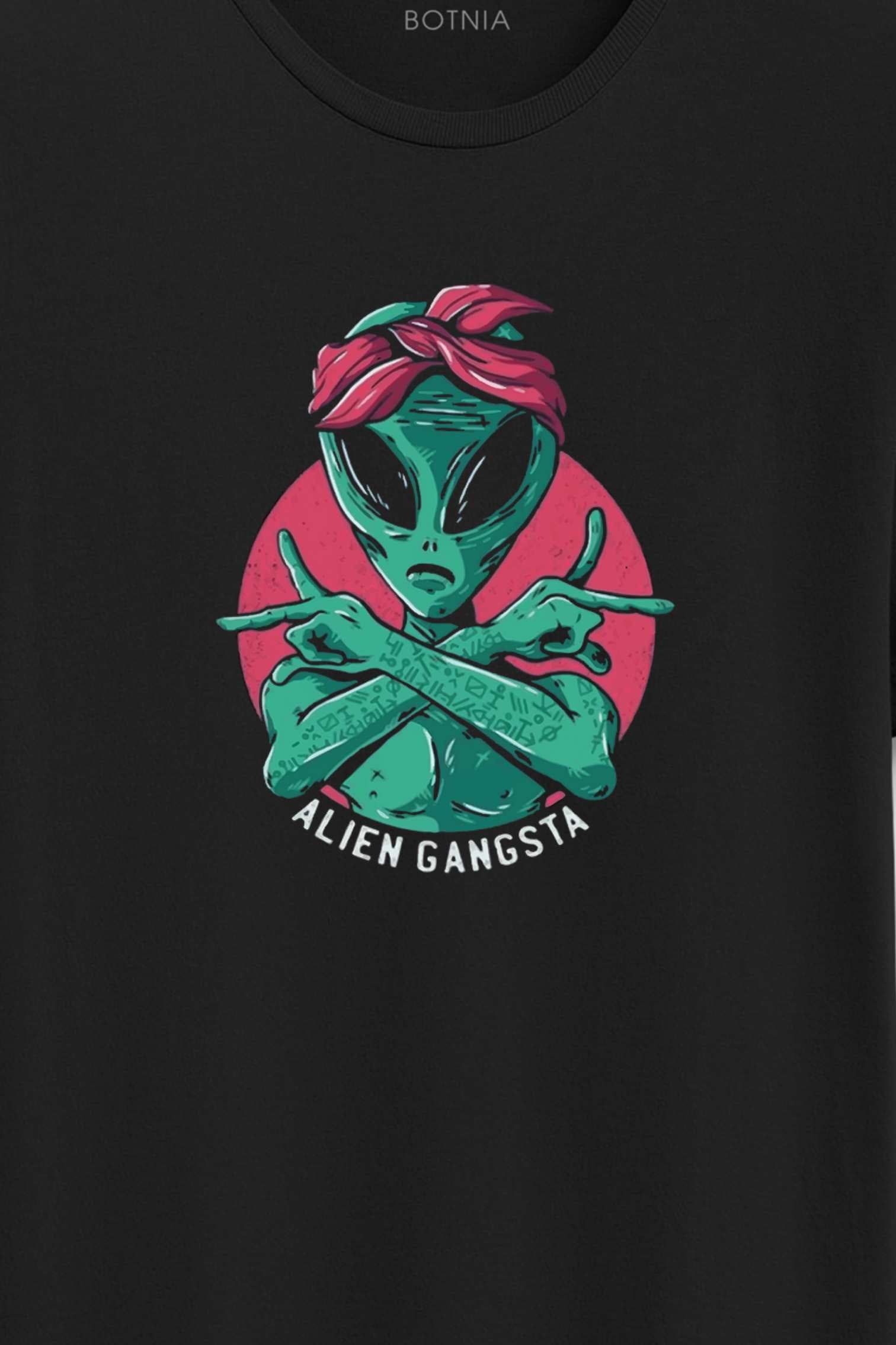 Alien Gangsta- Half sleeve t-shirt
