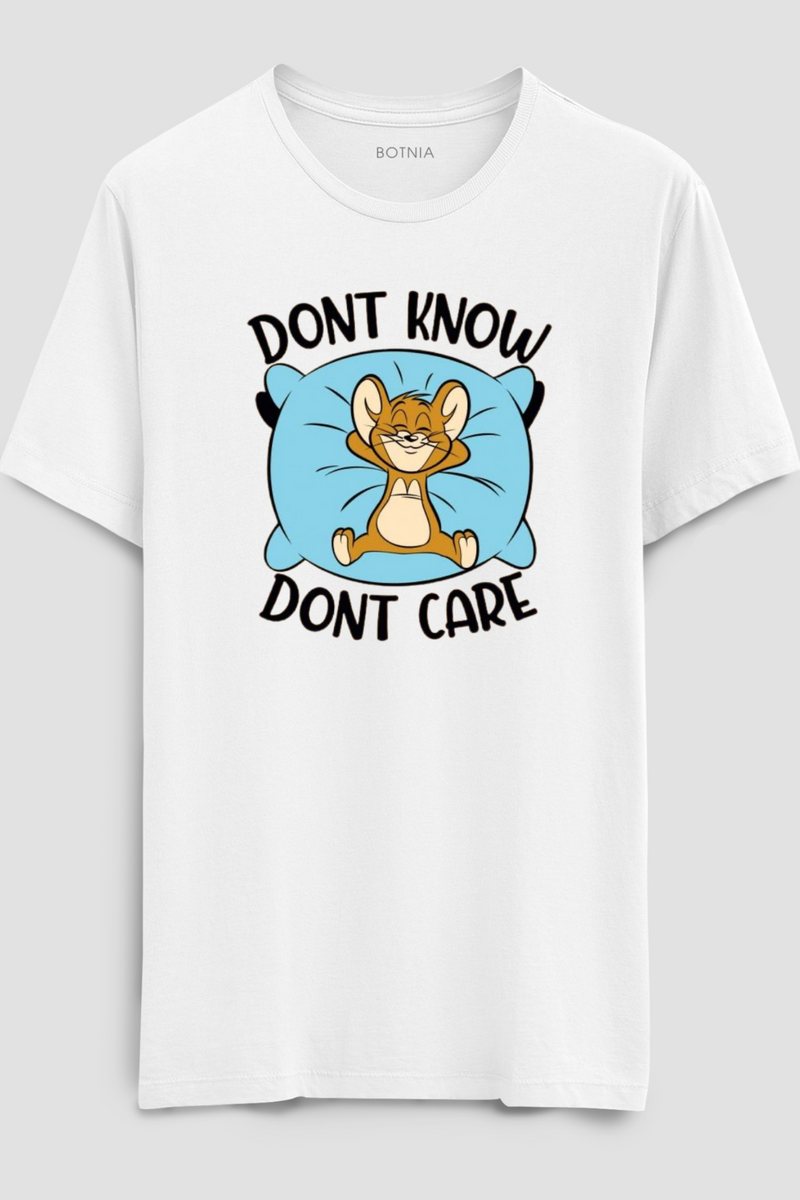 Don't know don't care- Half sleeve t-shirt - Botnia
