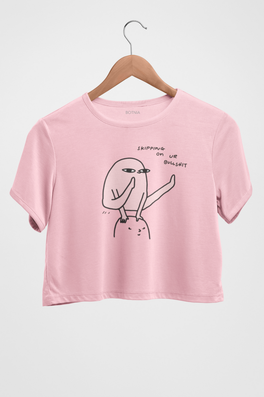 Skipping on your bullshit -Crop Top - Botnia