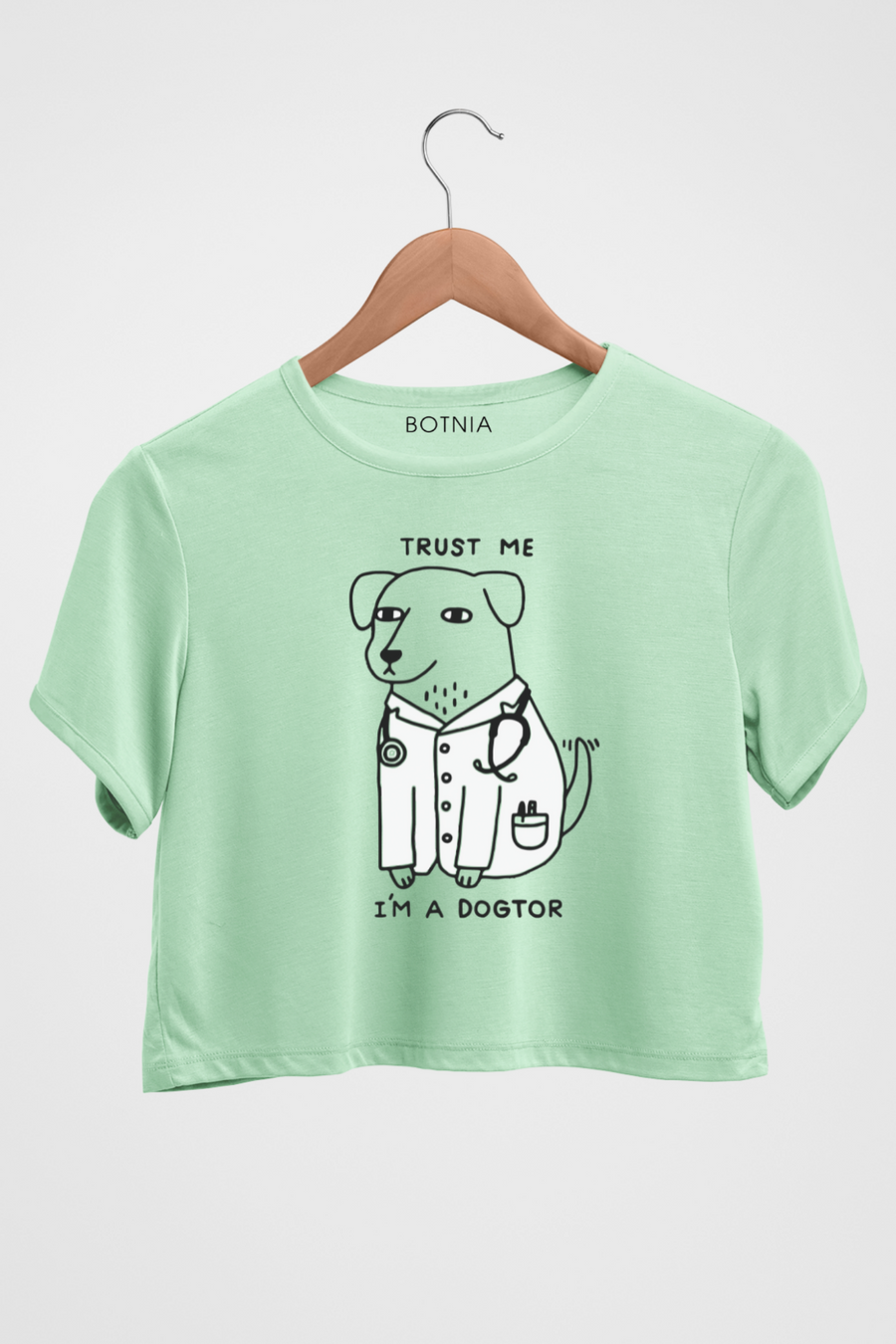 I'm a dogtor -Crop Top - Botnia