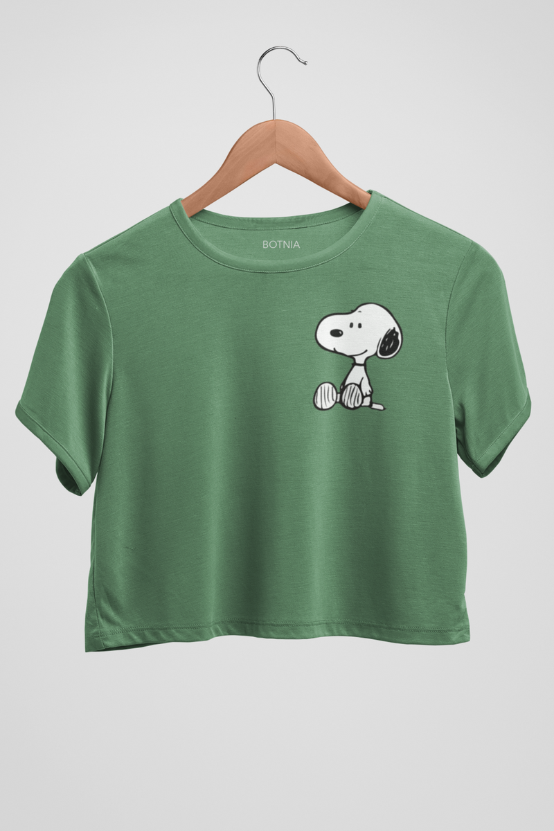 Snoopy-Crop Top