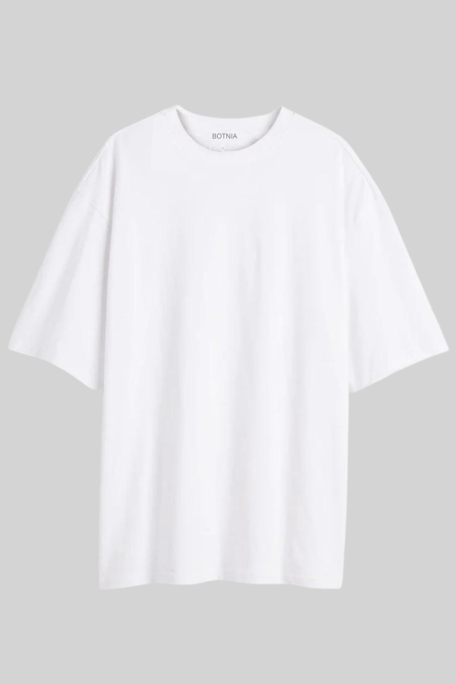 Plain white baggy t shirt best sale