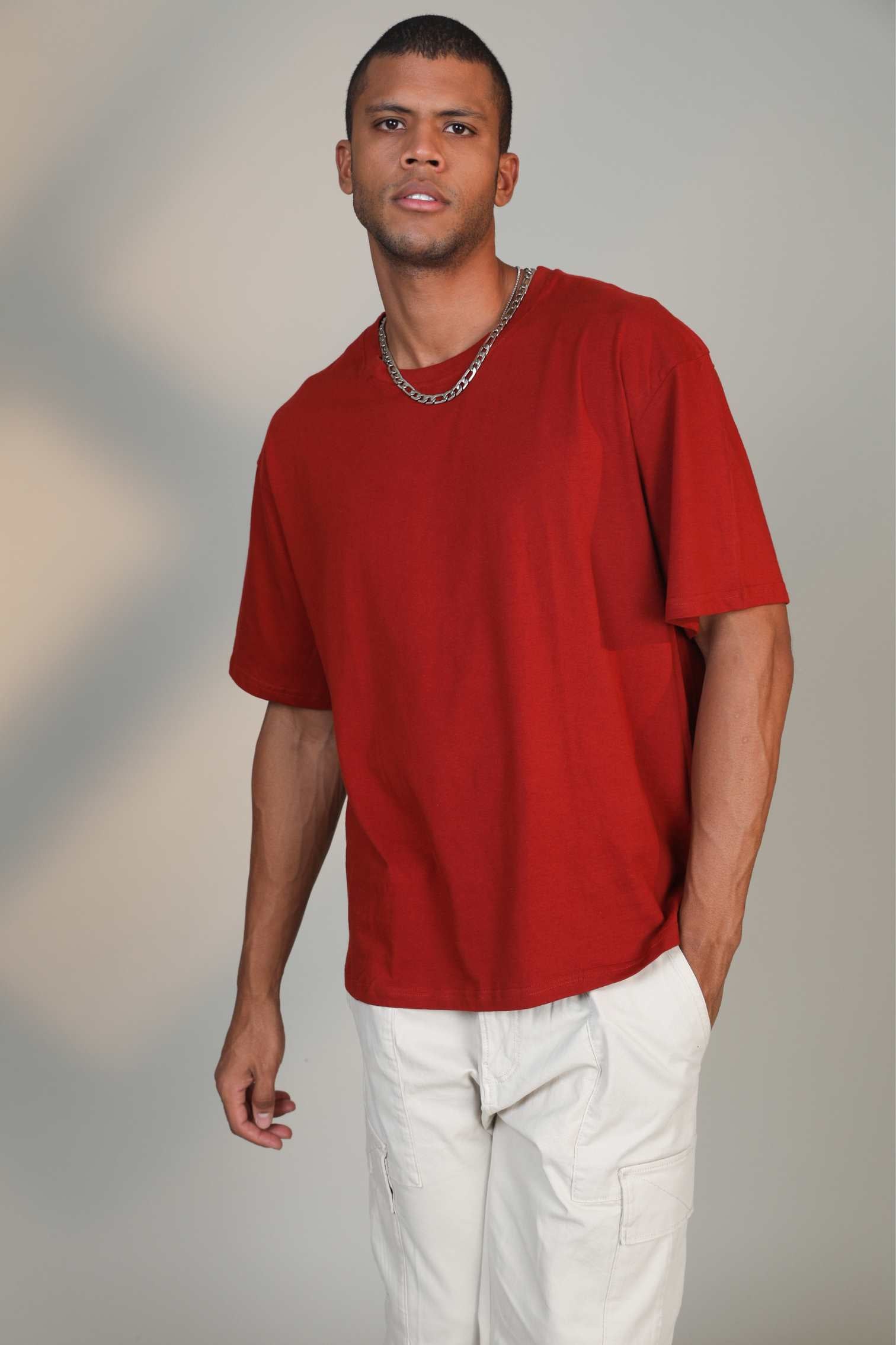 Crimson- Oversized t-shirt