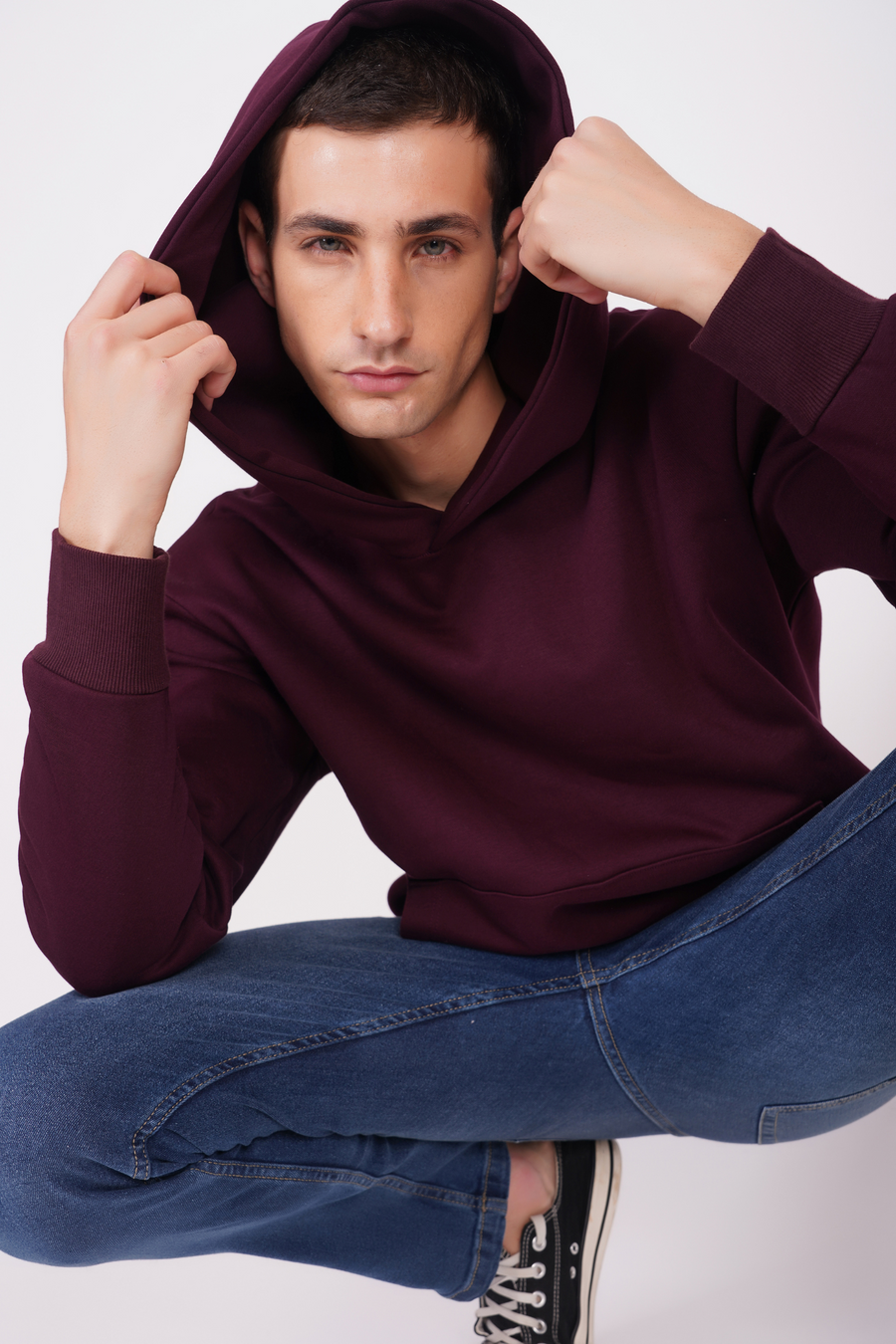 Oversized Hoodie- Wild Berry