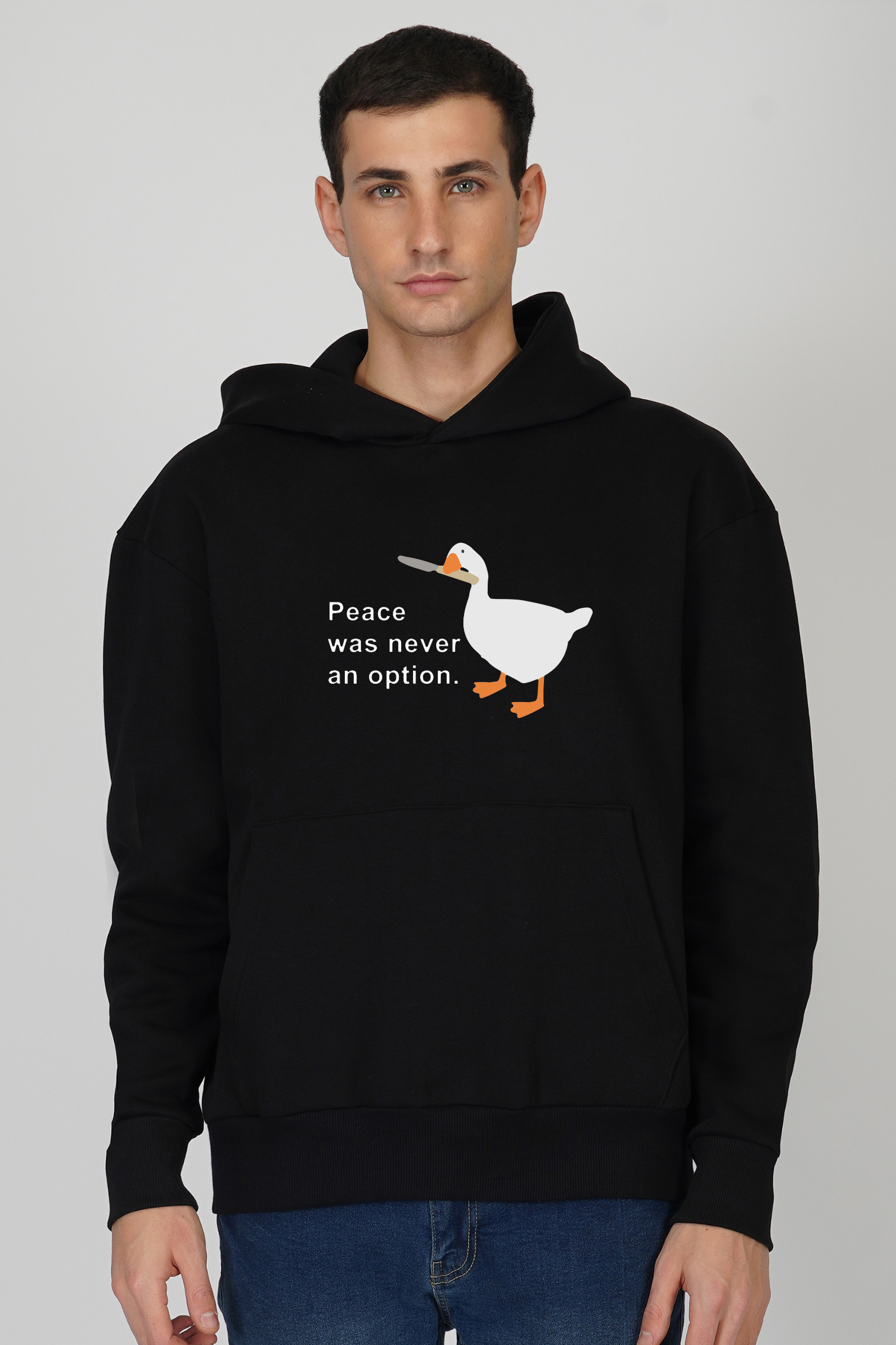 Peace was never an option- Oversized Hoodie