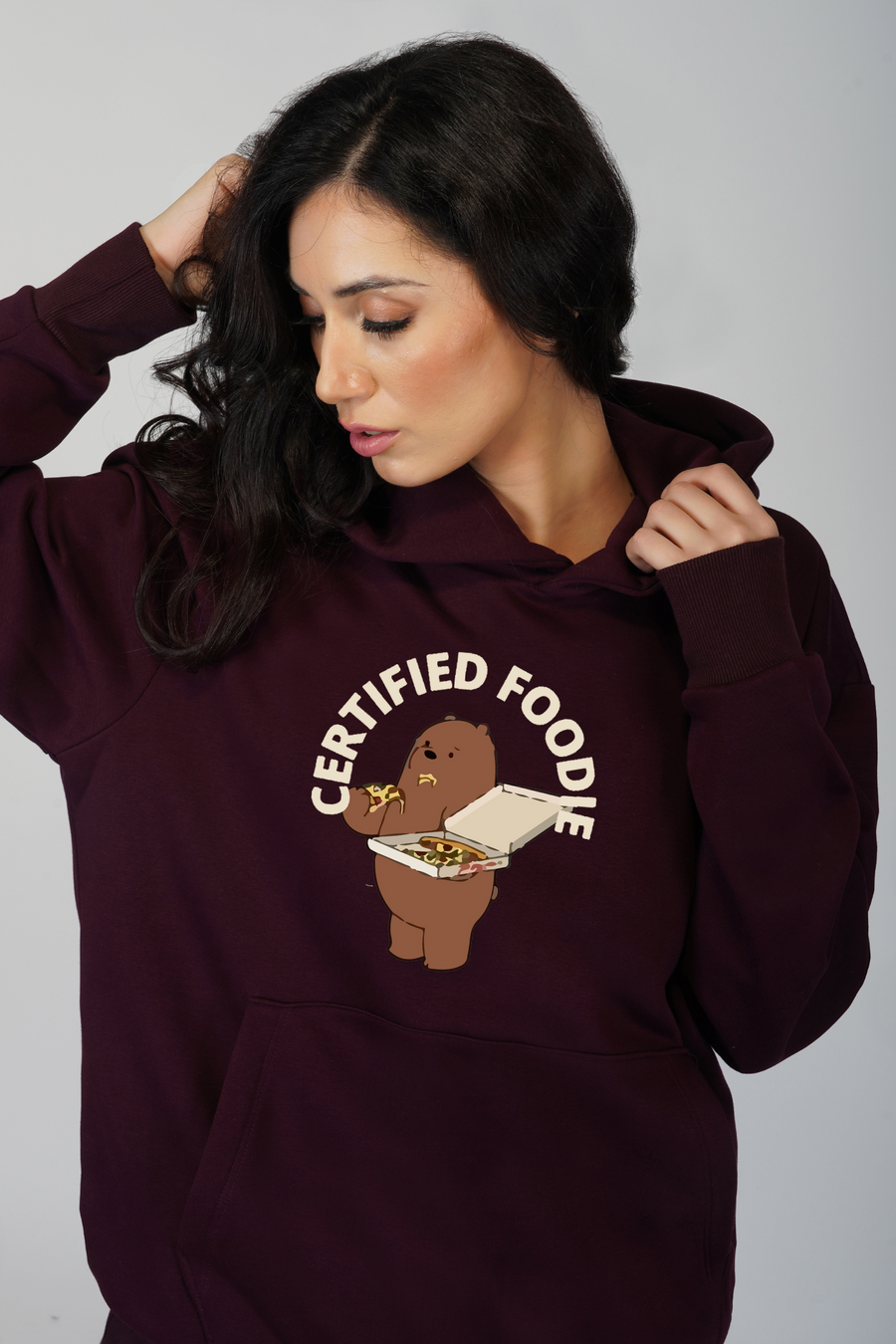 Certified Foodie-Oversized Hoodie