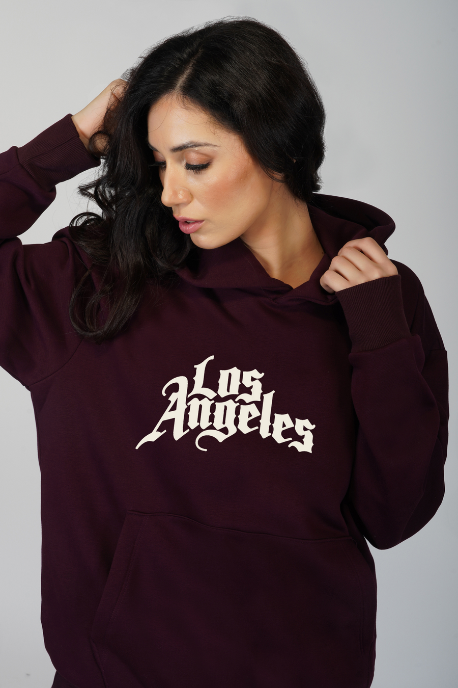 Los Angeles-Oversized Hoodie