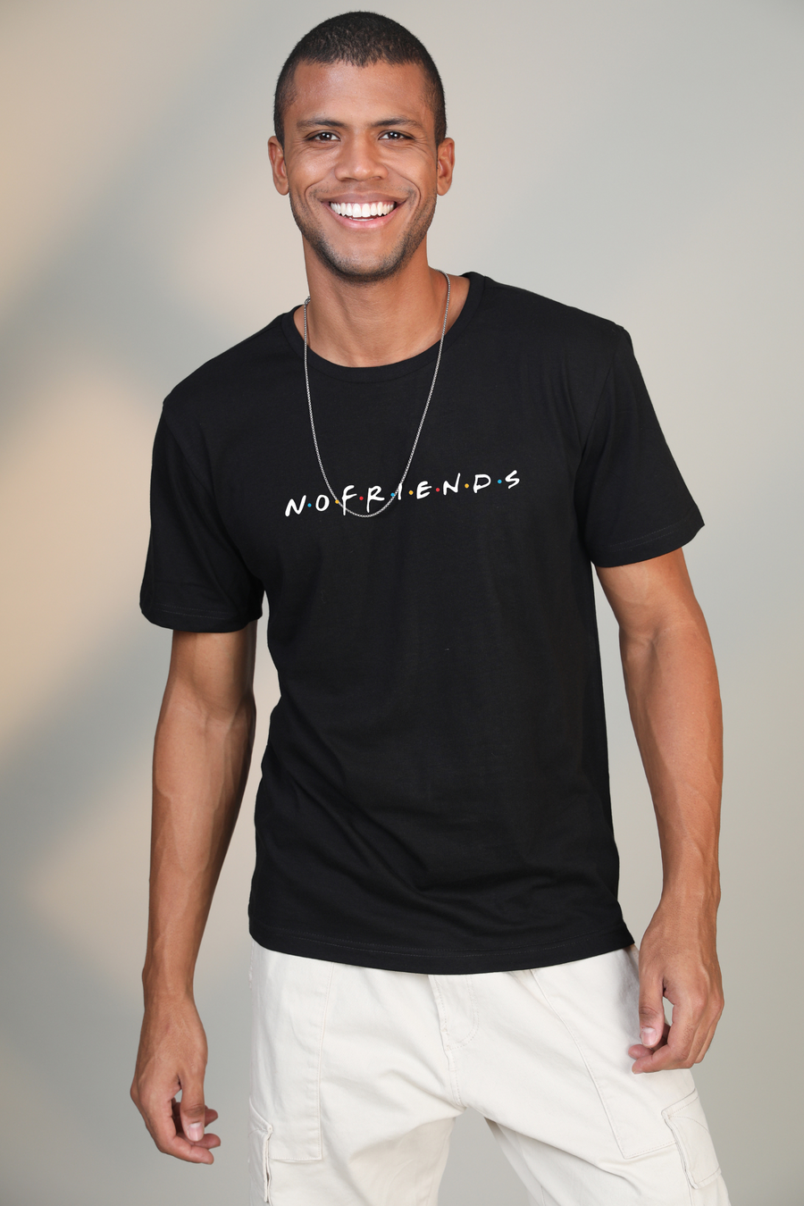 No Friends- Half sleeve t-shirt